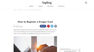 How to Register a Kroger Card | Sapling.com