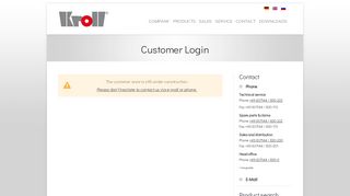 Customer Login | Kroll Energy GmbH