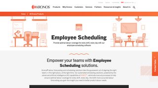 Scheduling Software; Employee Scheduling Software | Kronos Canada