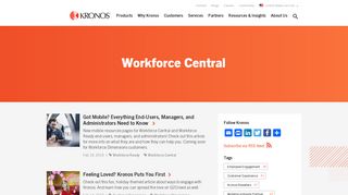 Workforce Central | Kronos