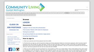 Kronos « CLGW Admin - Community Living Guelph Wellington