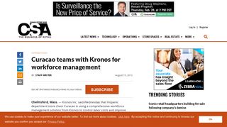 Curacao teams with Kronos for workforce management