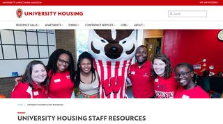 University Housing Staff Resources – University Housing – UW ...