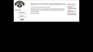 Welcome to the Great Dane Employee Area | Great Dane