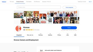 Kronos Careers and Employment | Indeed.com