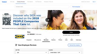 Working at Ikea: 2,208 Reviews | Indeed.com