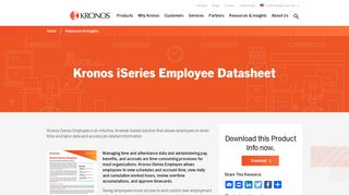 Kronos iSeries Employee| Kronos