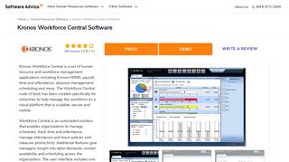 Kronos Workforce Central Software - Reviews & Pricing