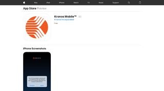 Kronos Mobile™ on the App Store - iTunes - Apple