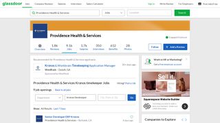 Providence Health & Services Kronos timekeeper Jobs | Glassdoor