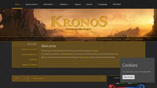 KRONOS • Private Vanilla Project