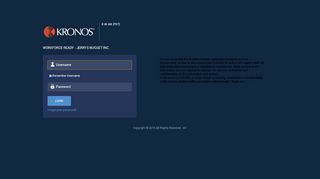 Kronos - secure3.entertimeonline. - Log in