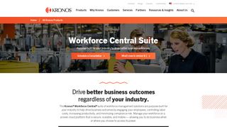 Kronos Workforce Central Suite; Workforce Management | Kronos