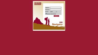 SYKES Navigator - Sign in