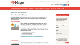 Time and Attendance | Kronos Software Solutions - MM Hayes