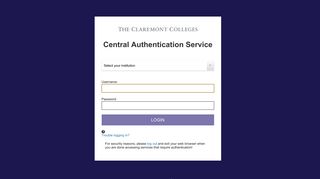 Login - CAS – Central Authentication Service