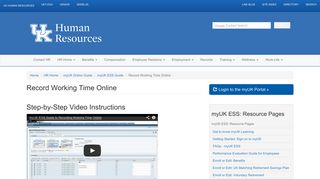 Record Working Time Online - UK Human Resources
