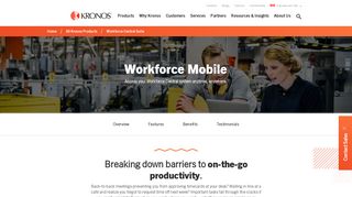 Workforce Mobile; Mobile Access for Workforce Central | Kronos Canada