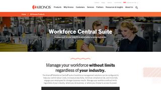 Kronos Workforce Central Suite; Workforce Management | Kronos ...