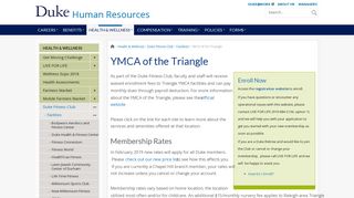 YMCA of the Triangle | Human Resources