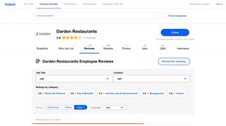 Working as a Manager at Darden Restaurants: Employee Reviews ...