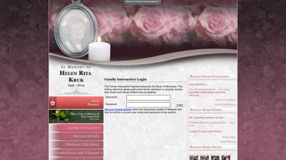 Helen Rita Kruk Login - Garfield, New Jersey | Aloia Funeral Home, Inc.