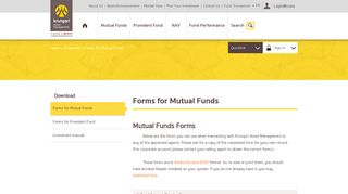 Krungsri Asset Management - Mutual Funds Forms