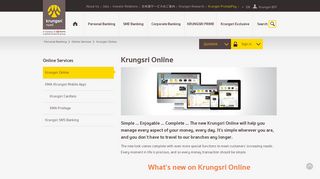 Krungsri Online | Bank of Ayudhya (Krungsri)