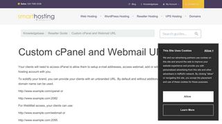 Custom cPanel and Webmail URL – Smart Hosting, a Krystal Brand
