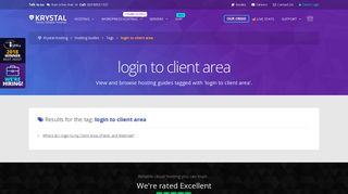 login to client area Guides for login to client area - Krystal Hosting