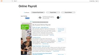 Online Payroll: My Krystal Online Payroll