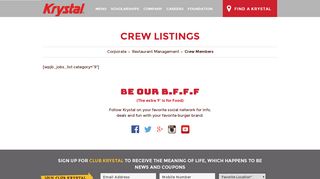 Crew Listings - Krystal.com