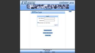 KSB User Login Page - KSB Dental
