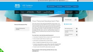 Personal Development Plan - KSF - NHS Scotland