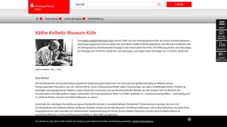 Käthe Kollwitz Museum der Kreissparkasse Köln