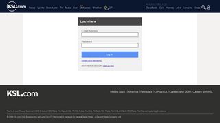 User Account Login and Information | KSL.com - KSL Jobs