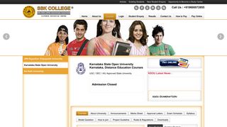 SSK College | KSOU Distance education | KSOU Karnataka Distance ...
