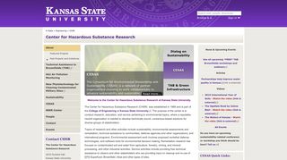 CHSR | Center for Hazardous Substance Research - Kansas State ...