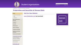 Fraternity and Sorority Life | Kansas State University