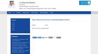 Sign in with your KSU account on Learning Management System ...
