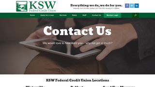 Contact Us • KSW Federal Credit Union