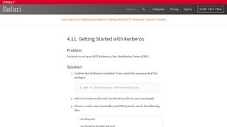 4.11. Getting Started with Kerberos - Linux Security Cookbook [Book]