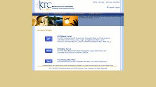 KTC Solutions | Account Login - Kentucky Trust Company