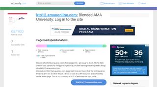 Access kto12.amauonline.com. Blended AMA University: Log in to the ...