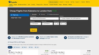 KTW to LHR: Flights from Katowice to London | Expedia
