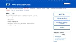 Enroll & Pay | Student Information Systems