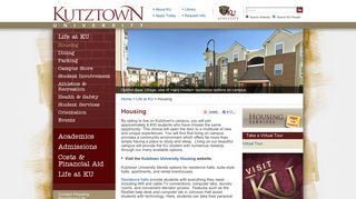 Housing - Kutztown University