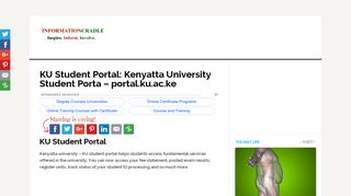 KU Student Portal: Kenyatta University Student Porta - portal.ku.ac.ke