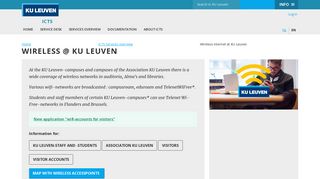 Wireless @ KU Leuven – ICTS