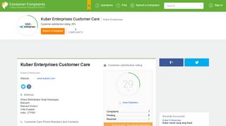 Kuber Enterprises Customer Care, Complaints and Reviews
